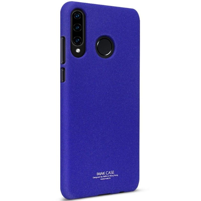 Kuori Huawei P30 Lite Tummansininen Silkkisarja Suojakuori