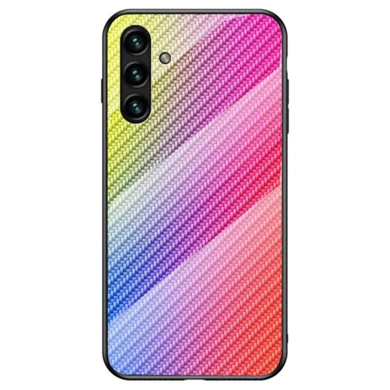 Case Samsung Galaxy A13 5G / A04s Karkaistua Hiilikuitulasia