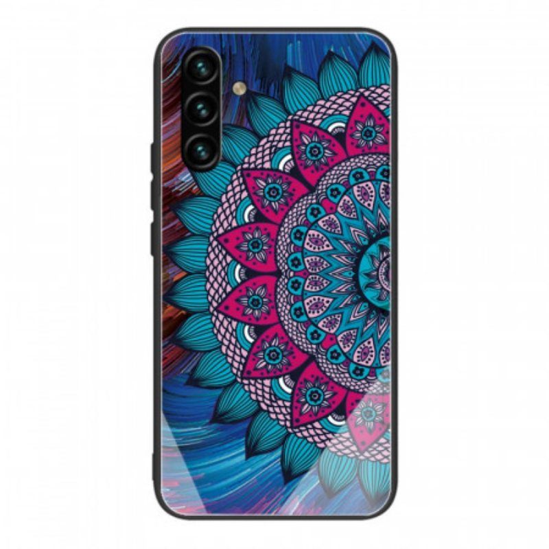 Kuori Samsung Galaxy A13 5G / A04s Mandala Karkaistu Lasi