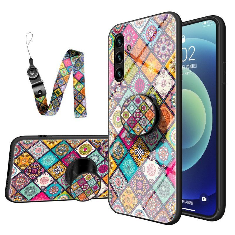 Kuori Samsung Galaxy A13 5G / A04s Patchwork Magneettipidike