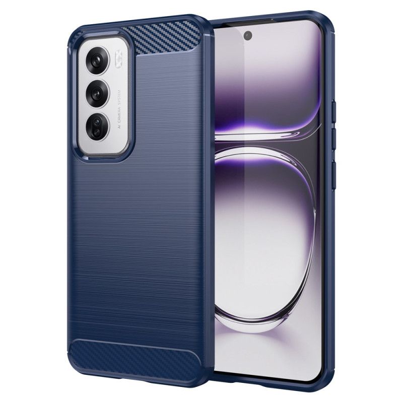 Kuori Oppo Reno 12 5g Harjattu Hiilikuitu Suojakuori