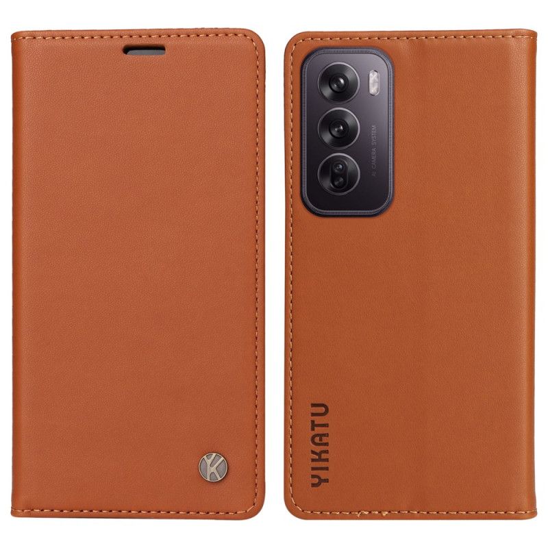 Nahkakotelo Oppo Reno 12 5g Puhelinkuoret Yikatu Leather Style