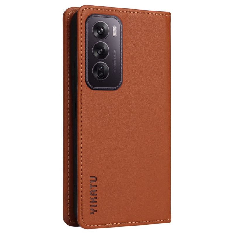 Nahkakotelo Oppo Reno 12 5g Puhelinkuoret Yikatu Leather Style