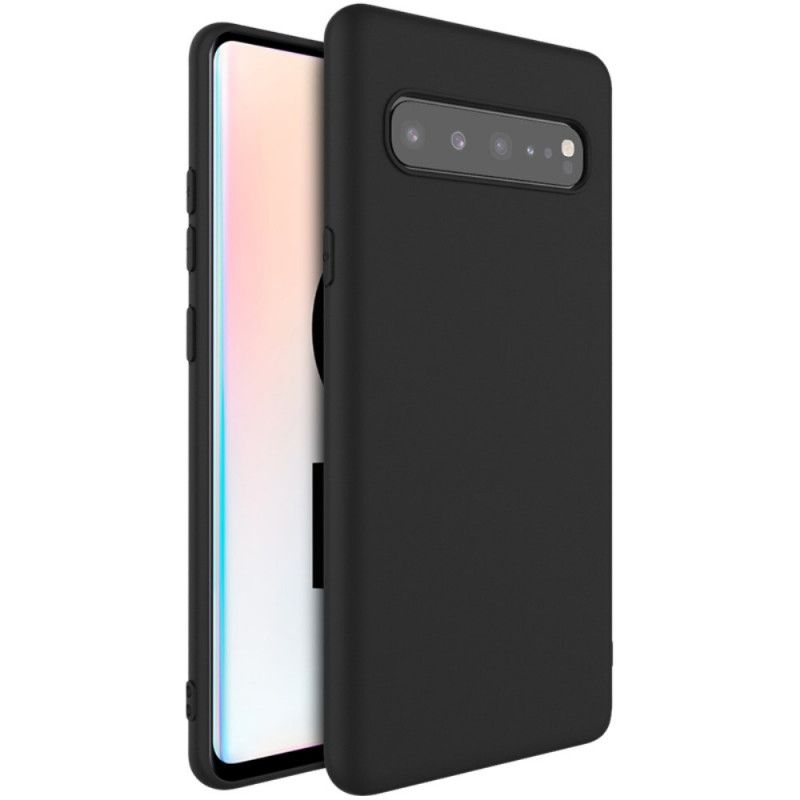 Case Kuoret Samsung Galaxy S10 5G Musta Puhelinkuoret Uc-1 -Sarjan Silikonimatto Imak