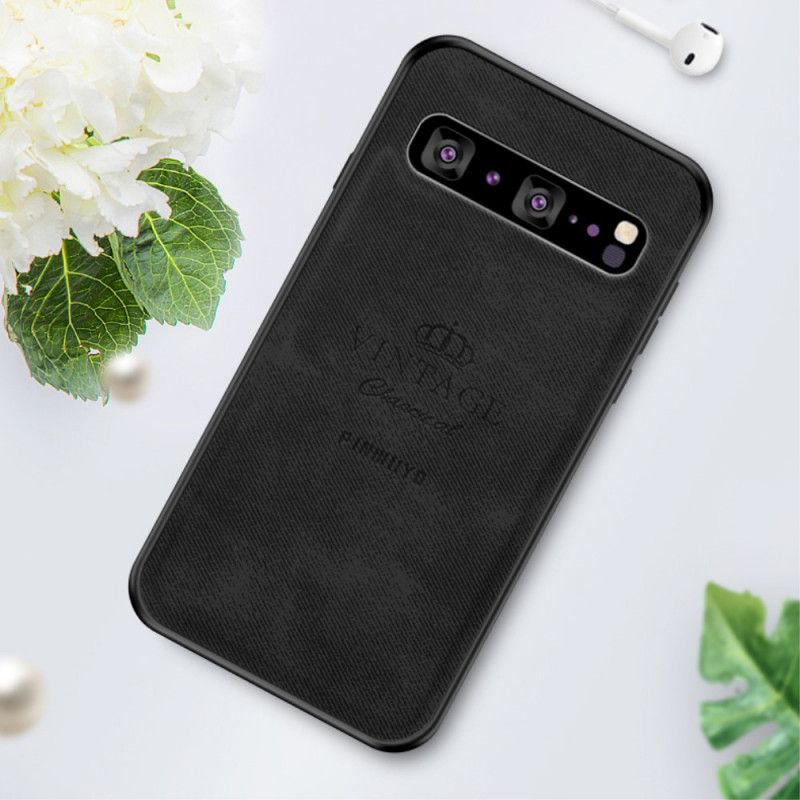 Case Kuoret Samsung Galaxy S10 5G Ruskea Harmaa Puhelinkuoret Kunniallinen Vintage Pinwuyo