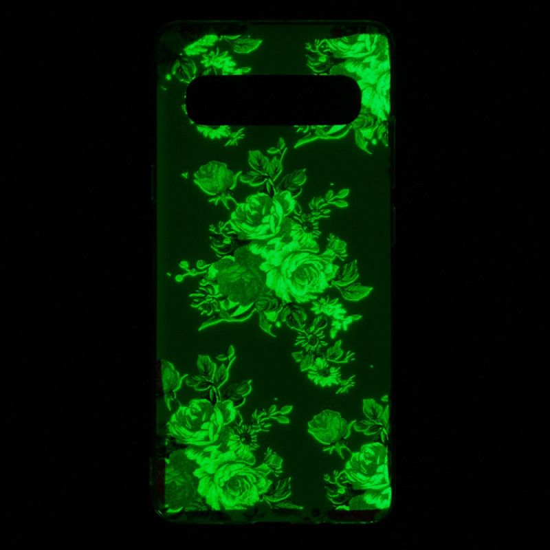 Kuori Samsung Galaxy S10 5G Fluoresoivat Vapauden Kukat