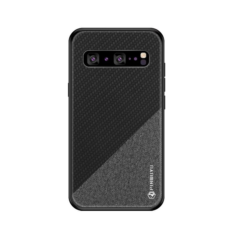 Kuori Samsung Galaxy S10 5G Magenta Musta Pinwuyo Kunniasarja Suojakuori