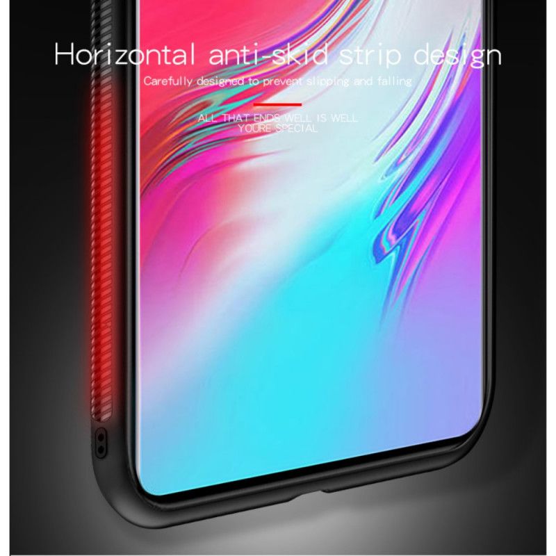 Kuori Samsung Galaxy S10 5G Magenta Musta Pinwuyo Kunniasarja Suojakuori