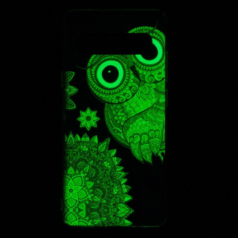 Kuori Samsung Galaxy S10 5G Puhelinkuoret Fluoresoiva Mandalapöllö