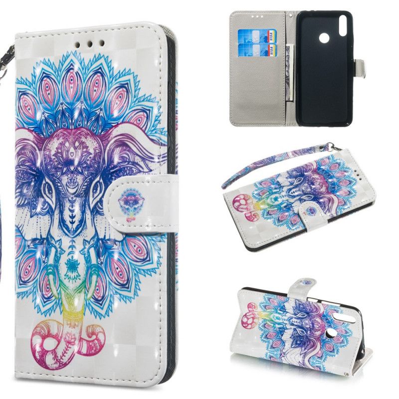 Flip Case Honor 8A Norsu Kuvio Mandala