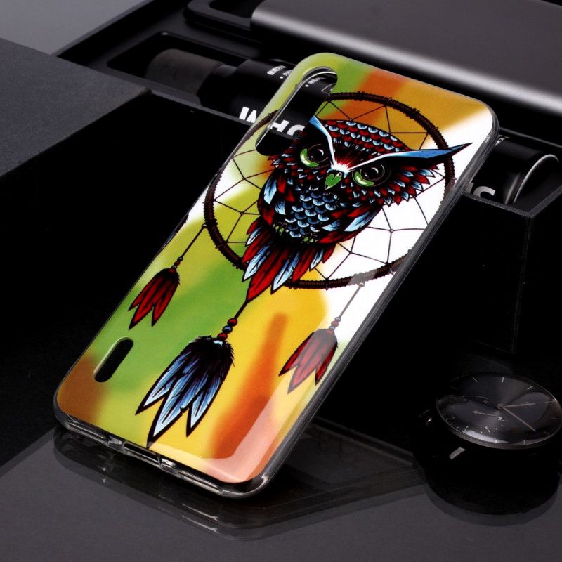 Case Kuoret Xiaomi Mi A3 Puhelinkuoret Fluoresoiva Pöllö Unen Sieppari