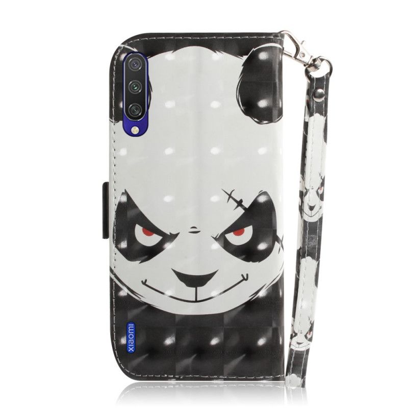 Flip Case Xiaomi Mi A3 Vihainen Panda Tangalla