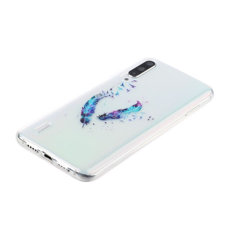 Kuori Xiaomi Mi A3 Läpinäkyvät Höyhenet