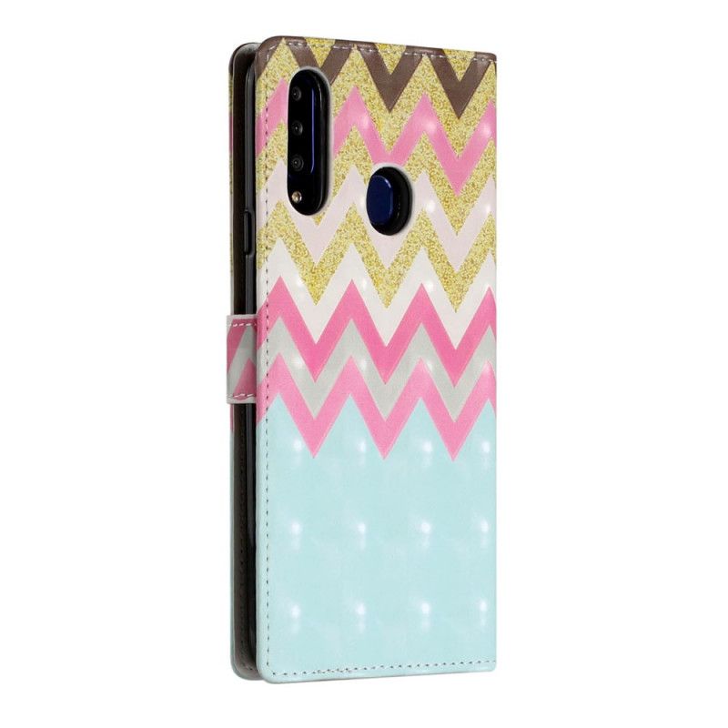 Flip Case Samsung Galaxy A20s Monivärinen Siksak