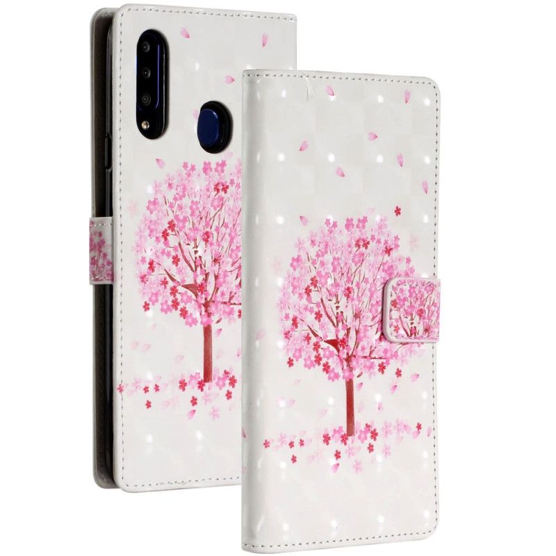 Flip Case Samsung Galaxy A20s Ruusuinen Puu