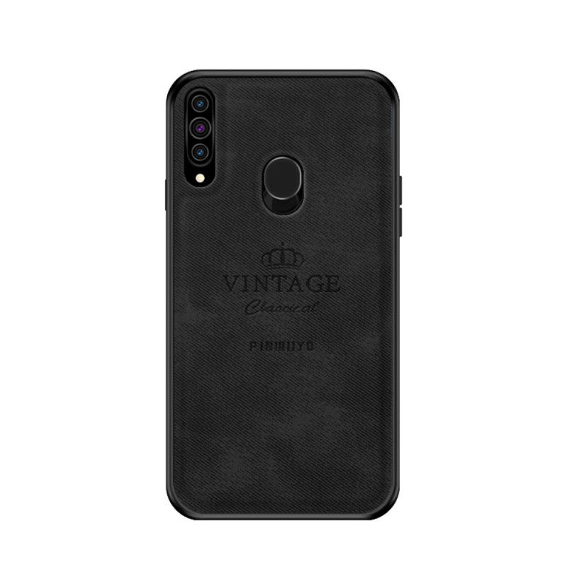 Kuori Samsung Galaxy A20s Harmaa Musta Kunniallinen Vintage Pinwuyo