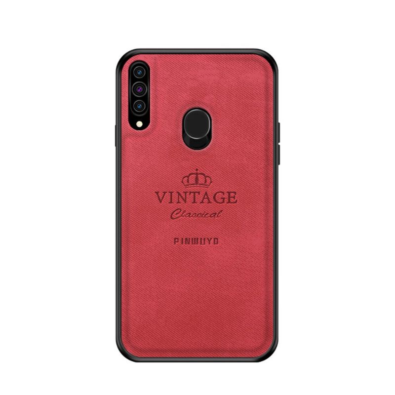 Kuori Samsung Galaxy A20s Harmaa Musta Kunniallinen Vintage Pinwuyo