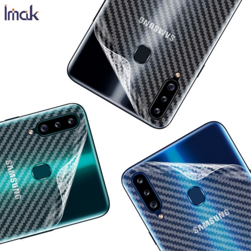 Takasuojakalvo Samsung Galaxy A20s Carbon Imak -Tyyliä