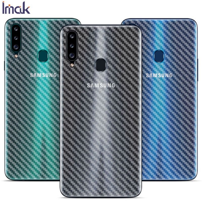 Takasuojakalvo Samsung Galaxy A20s Carbon Imak -Tyyliä