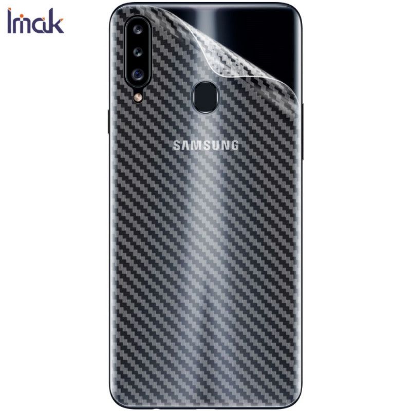 Takasuojakalvo Samsung Galaxy A20s Carbon Imak -Tyyliä