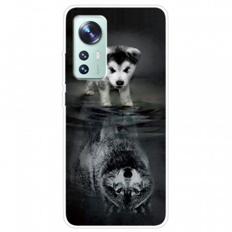 Case Xiaomi 12 Pro Silikoni Puppy Dream