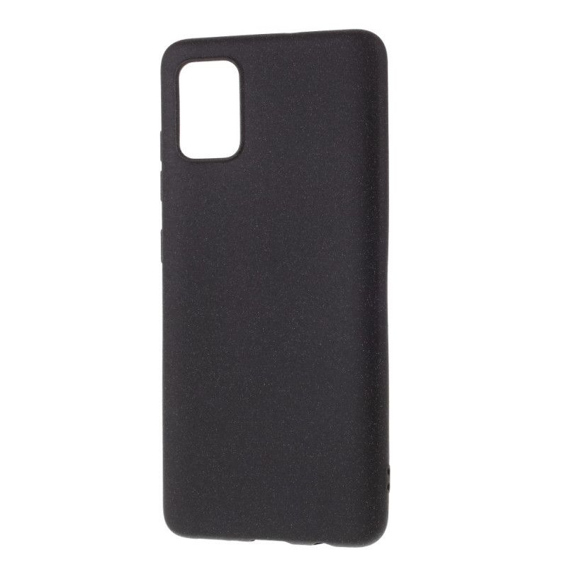 Case Kuoret Samsung Galaxy A51 Harmaa Musta Puhelinkuoret Matta Kimallus