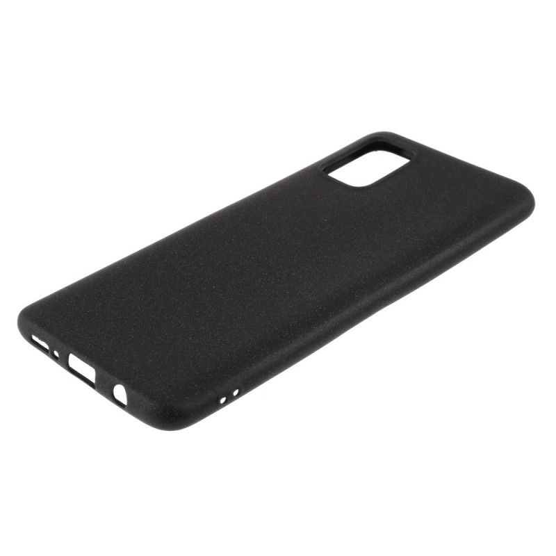 Case Kuoret Samsung Galaxy A51 Harmaa Musta Puhelinkuoret Matta Kimallus