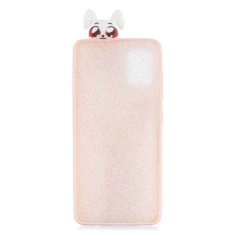 Case Kuoret Samsung Galaxy A51 Puhelinkuoret 3D Valkoinen Kani