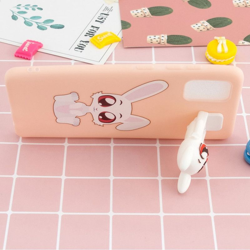 Case Kuoret Samsung Galaxy A51 Puhelinkuoret 3D Valkoinen Kani