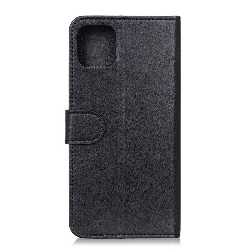 Flip Case Samsung Galaxy A51 Punainen Musta Klassinen Lukko