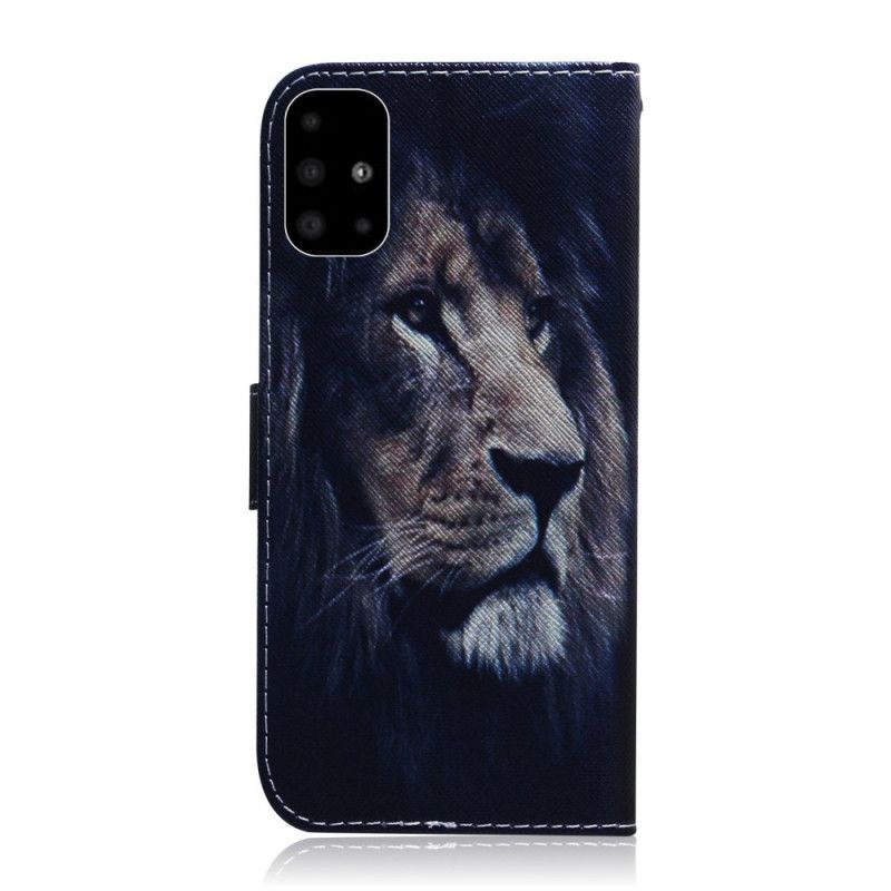 Flip Case Samsung Galaxy A51 Unelmoiva Leijona