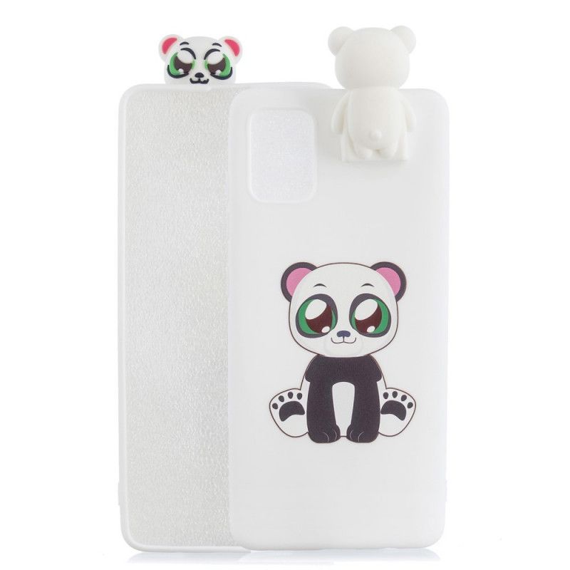 Kuori Samsung Galaxy A51 3D Söpö Panda