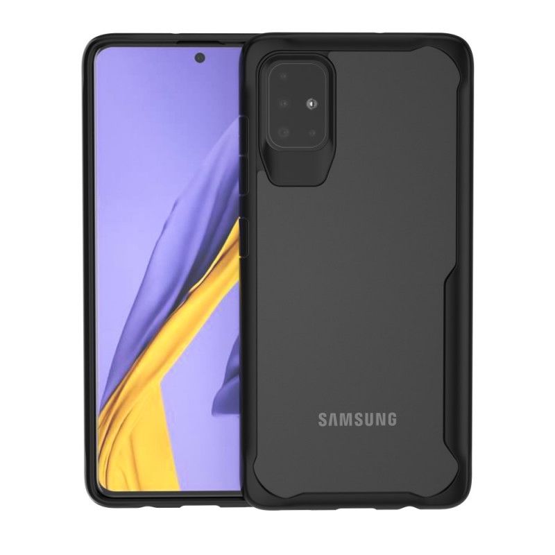 Kuori Samsung Galaxy A51 Punainen Musta Hybridiviistotut Reunat