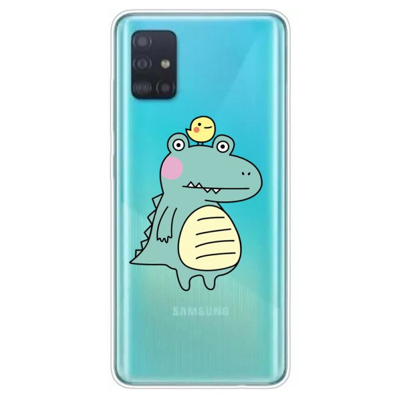 Kuori Samsung Galaxy A51 Sarjakuva Dinosaurus Suojakuori