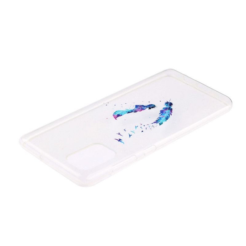 Kuori Samsung Galaxy A51transparente Höyhenet