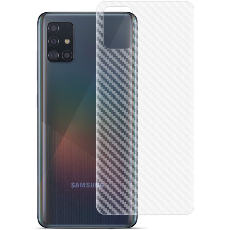 Takasuojakalvo Samsung Galaxy A51 Carbon Imak -Tyyli