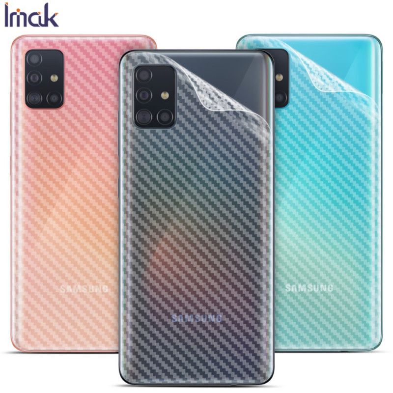 Takasuojakalvo Samsung Galaxy A51 Carbon Imak -Tyyli