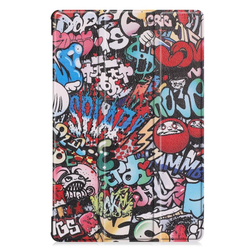 Älykäs Tapaus Samsung Galaxy Tab S6 Graffiti Hauskaa