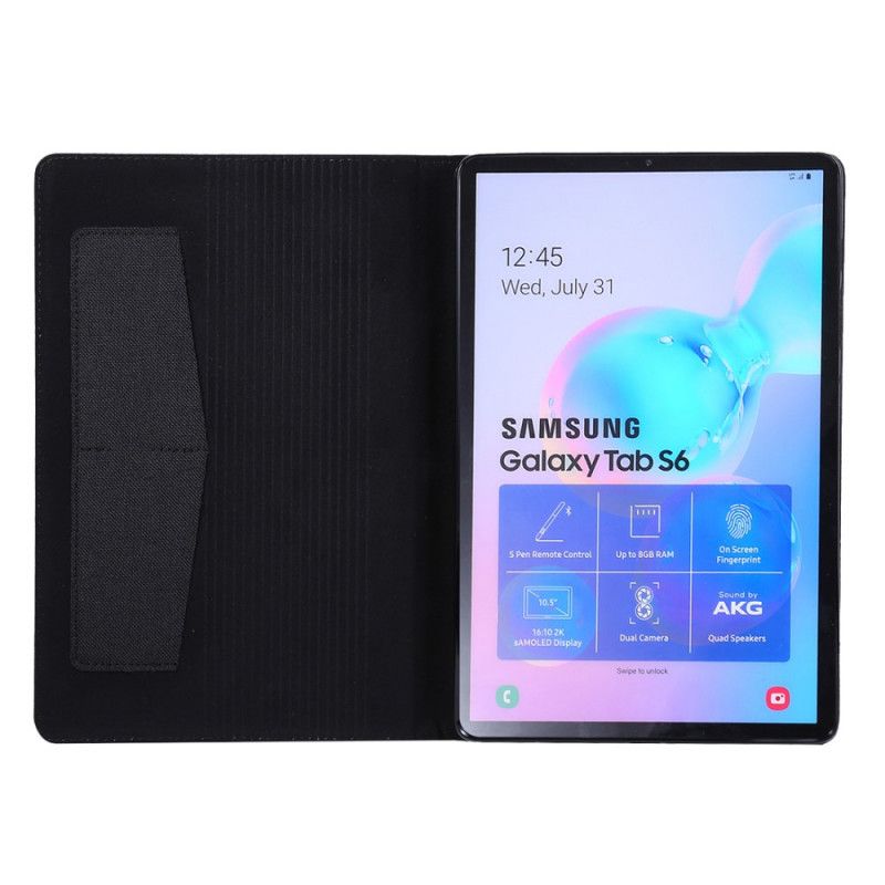 Kuoret Samsung Galaxy Tab S6 Harmaa Musta Kangas