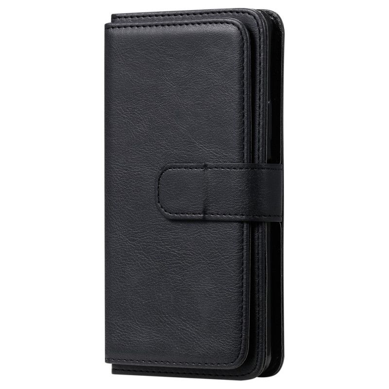 Flip Case Sony Xperia 10 II Tummansininen Musta 10 Monitoimikorttikoteloa