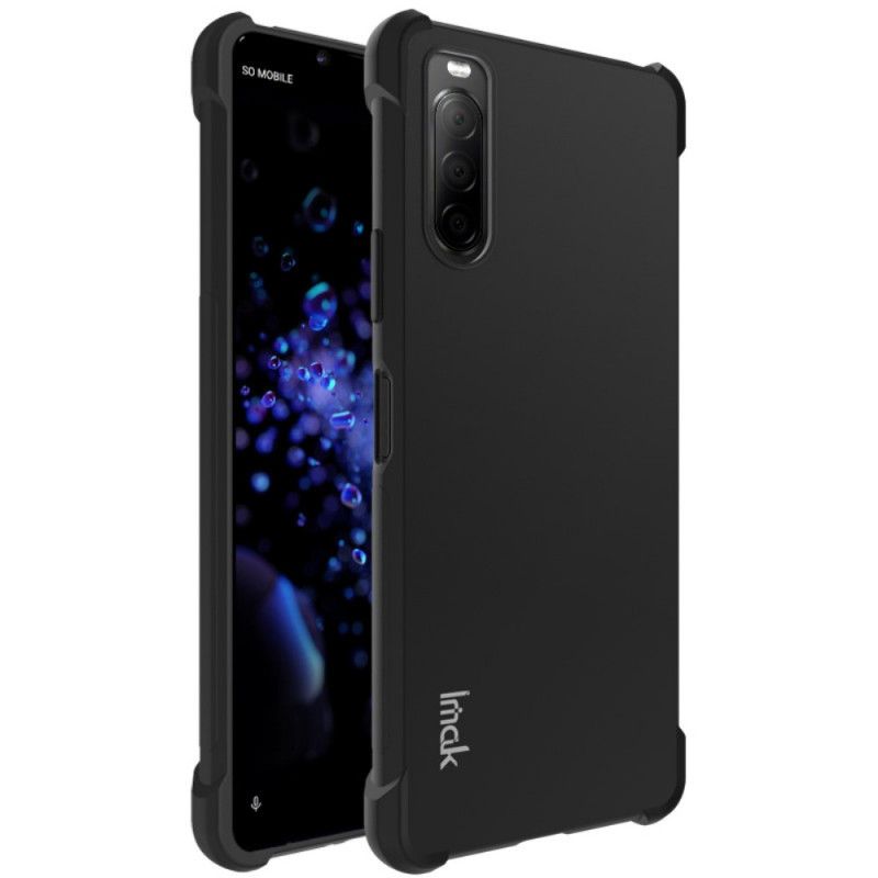 Kuori Sony Xperia 10 II Harmaa Musta Imak Silkkinen