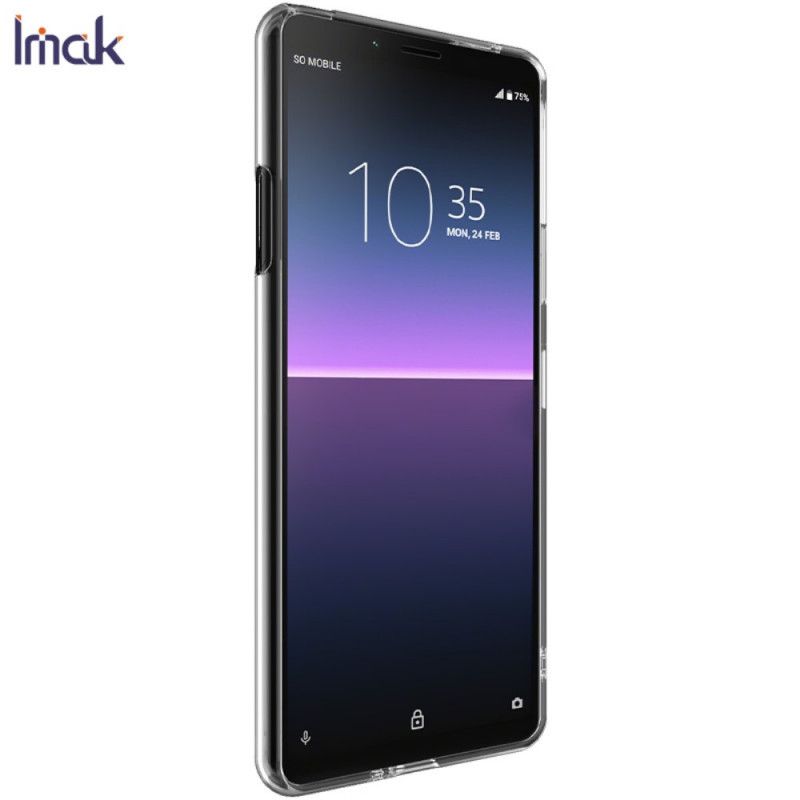 Kuori Sony Xperia 10 II Läpinäkyvä Imak Ux-5 -Sarja Suojakuori