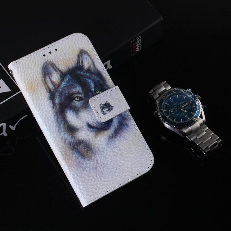 Flip Case Google Pixel 6A Vesiväri Wolf