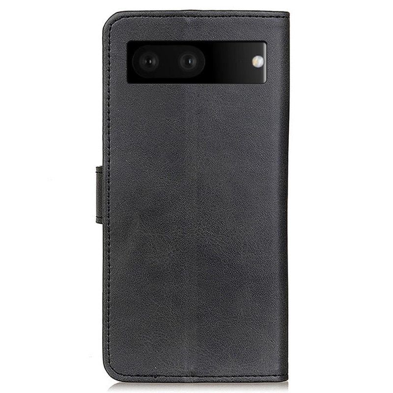 Flip Case Google Pixel 7 Matta Keinonahka