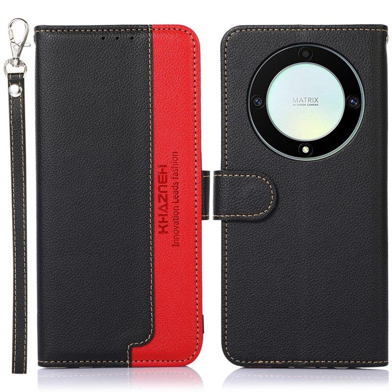 Flip Case Honor Magic 5 Lite Litsi Style Rfid Khazneh