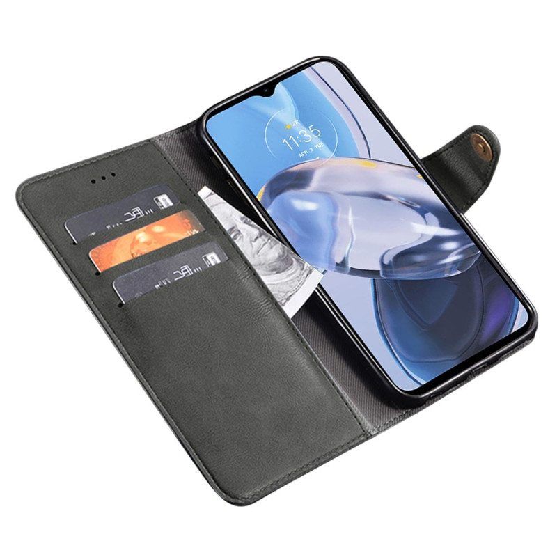 Flip Case Moto G73 5G Idewei Magneettipainike