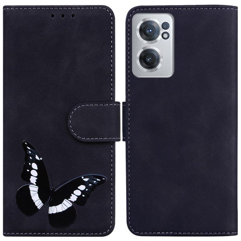 Flip Case OnePlus Nord CE 2 5G Huomaamaton Perhonen