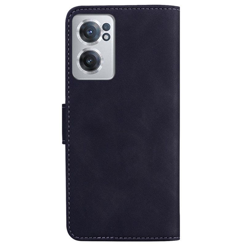 Flip Case OnePlus Nord CE 2 5G Keinonahka Pastelli