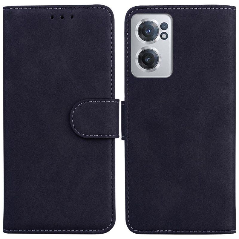 Flip Case OnePlus Nord CE 2 5G Keinonahka Pastelli