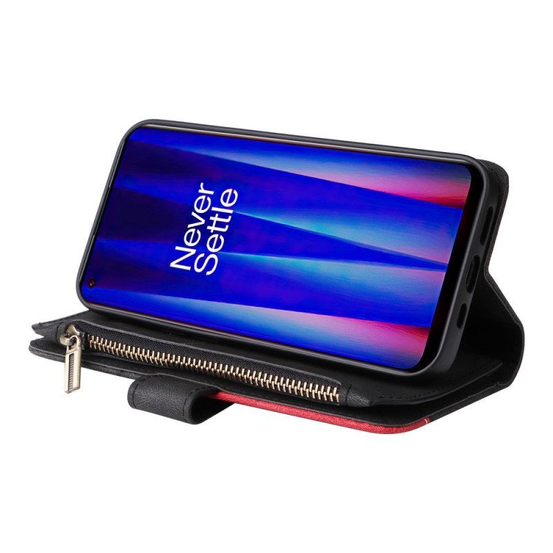 Flip Case OnePlus Nord CE 2 5G Lompakkokuori Monitoiminen Lompakko